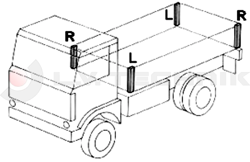 Planae lock 1000mm with ledge left