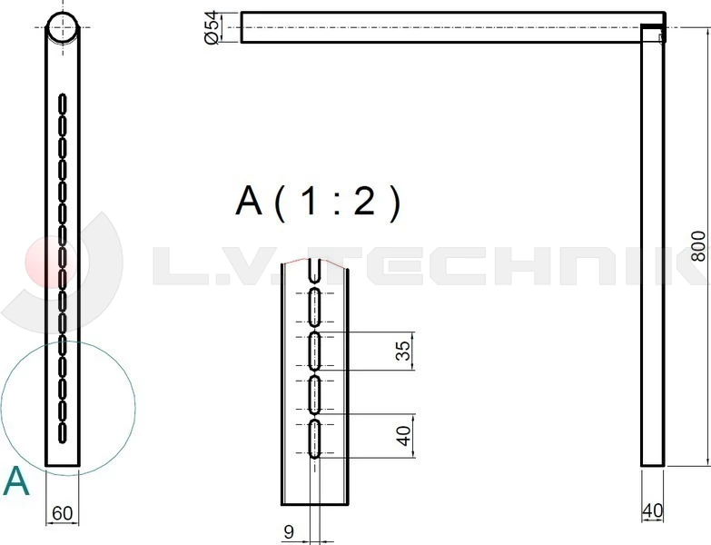 Lateral protection holder fix