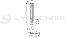 Planae lock 800mm left