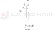 Tipper pillar 400 wedge front right