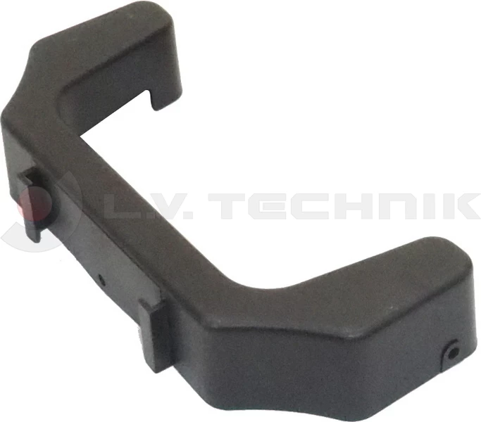 Rear bumper PVC cap with rivets