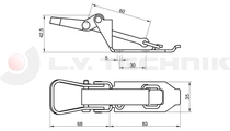 Shovel holder 28-40mm 