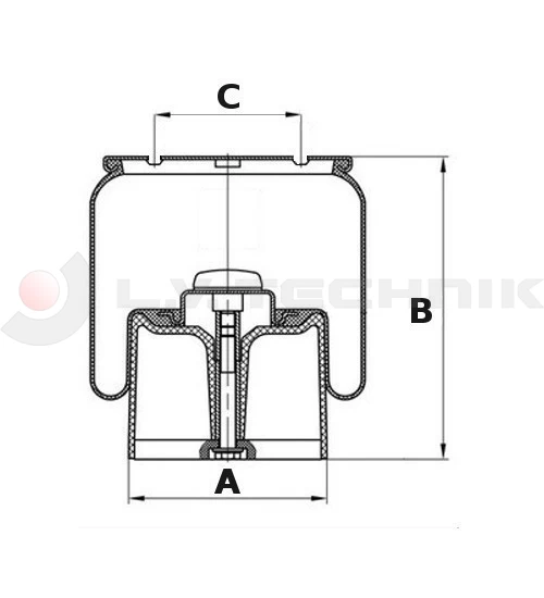 Légrugó W01 M58 6318 Schmitz/Weweler Sauer