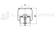 Légrugó W01 M58 6318 Schmitz/Weweler Sauer