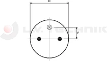 Légrugó W01 M58 6318 Schmitz/Weweler Sauer