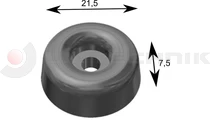 Rubber buffer round 21,5x7,5