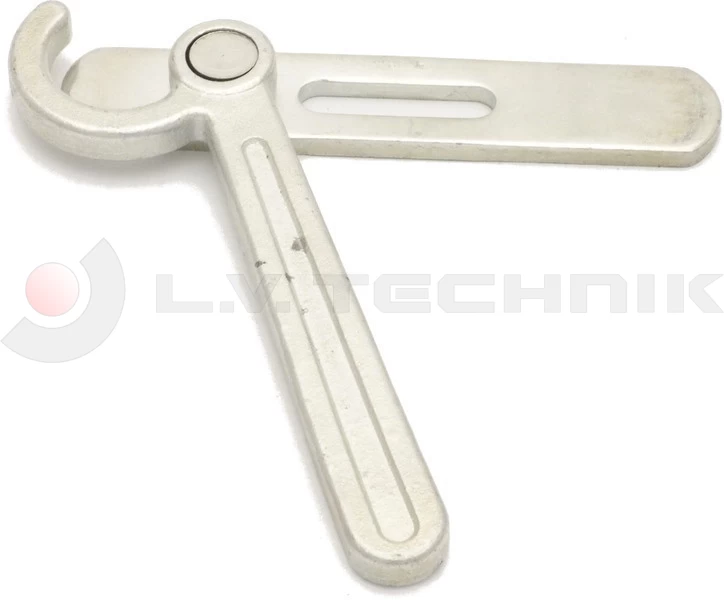 Handle with plate and 25x137mm base sheet right