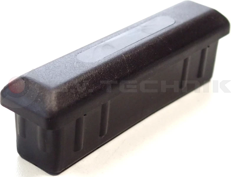 Plastic cover for 100x25mm profile