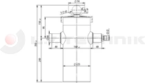 Hidraulikus munkahenger 1175/6tag/5-9t Pmax=200 bar