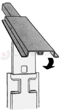 Pillar 800 25mm KTL middle TOP