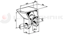 Tipping fork socket 20t