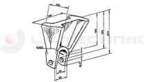 Tipping fork socket 45t