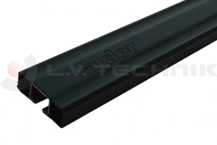 Lateral protection bar black 3,50m