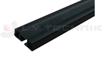 Lateral protection bar black 3,50m