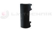 Lateral plastic cover profile black 400mm