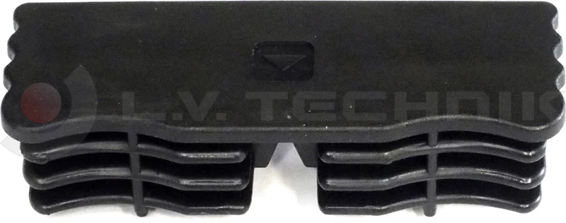 Lateral protection aluminium plastic cap