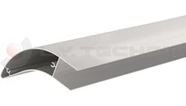 Lateral protection aluminium cover profile [10 x 1000mm]