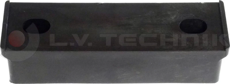 Lateral protection holder plastic inlay