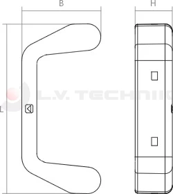 Rear bumper plastic cap