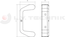 Rear bumper plastic cap