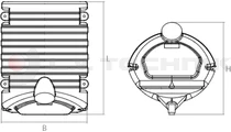 Water tank 30l with soap dispenser