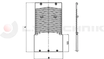 Mudflap system complete 124 670mm mega