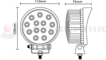 LED work lamp 13x 3W