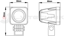 LED work lamp 1x 10W