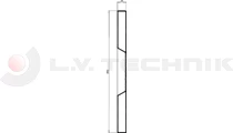 [5 x 3000mm] Alu profile 350mm