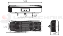 Rear lamp right