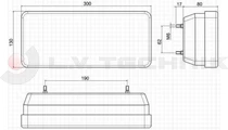 Rear lamp Iveco right