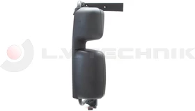 Renault mirror black+motor+heater left