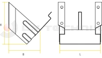 Chock Holder Zinc Plated E53