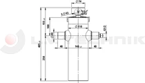 Hydralic cylinder 984/4stage/5-11t