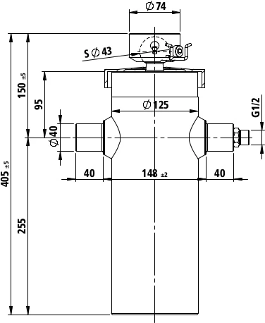 Munkahenger készlet 405 / 984 / 4tag / 8-15t