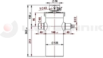 Hydralic cylinder 1027/5stage/6-12t kit