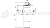 Hydralic cylinder 1140/4stage/5-11t