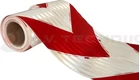 Scotchlite red/white stripes