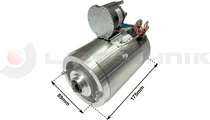 Hidraulikus tápegységhez motor 12V 1600W relével