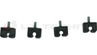 Fairing brackets kit (black) 4 pcs