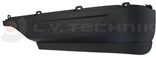 Corner spoiler (black) Iveco Stralis 2013 left