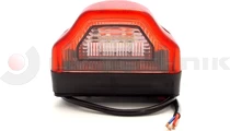 Number plate light LED red