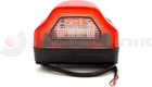 Number plate light LED red