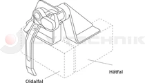 Tipper lock H-114 ST clamp left