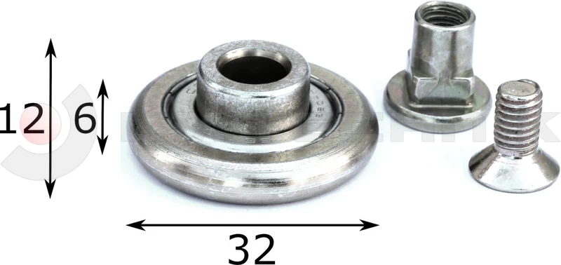 Roller 31,5mm EDSCHA 1300