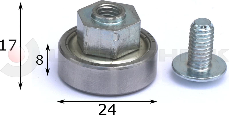 Roller 24mm EDSCHA 3968