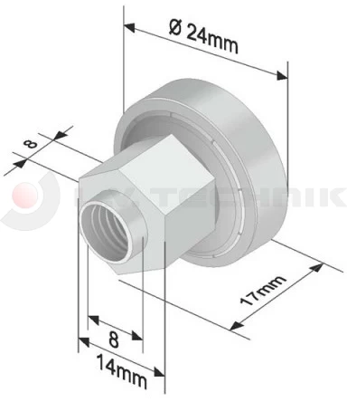 Roller 24mm EDSCHA 3968
