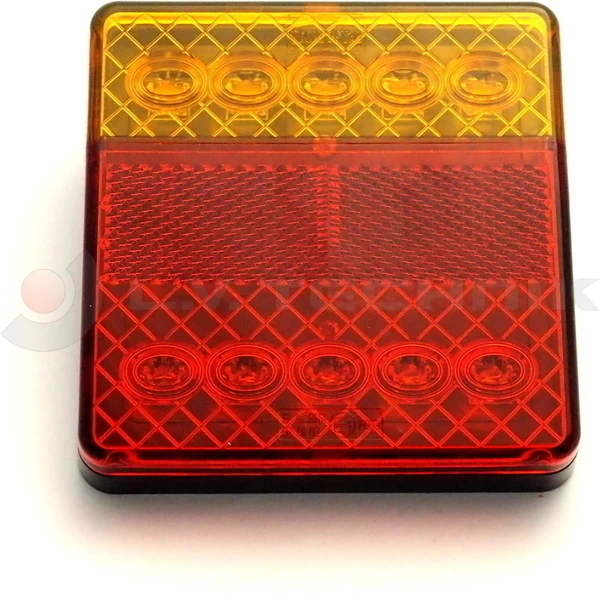 Tail lamp LED square 5 functions 12V