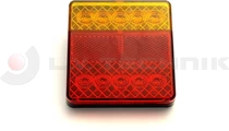 Tail lamp LED square 5 functions 12V