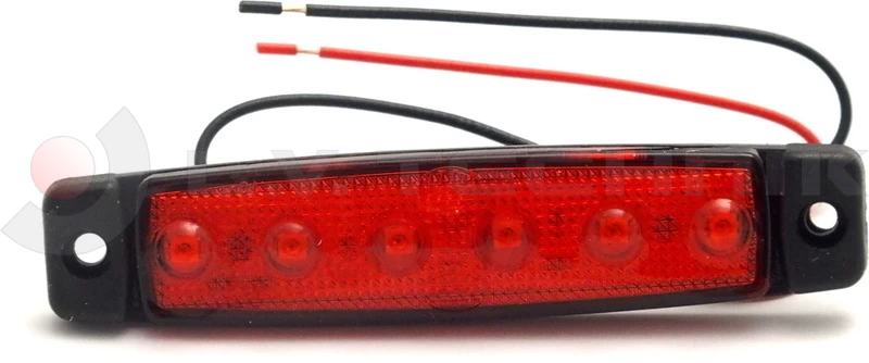 Helyzetjelző 6LED piros 560.06 24V